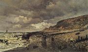 Claude Monet La Pointe de la Heve a Maree basse Spain oil painting reproduction